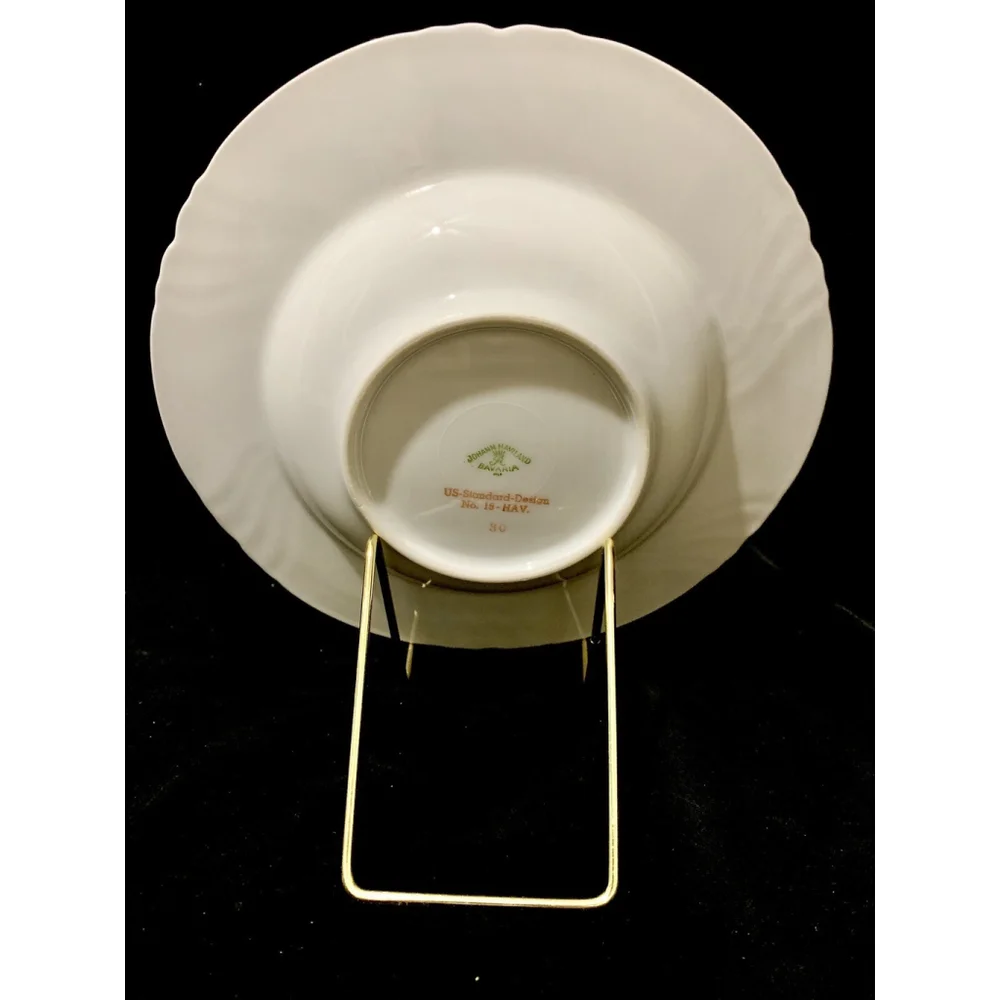 Johann Haviland Bavaria Germany Rim Soup Bowl‎ JOH22 No 18-HAV Excellent